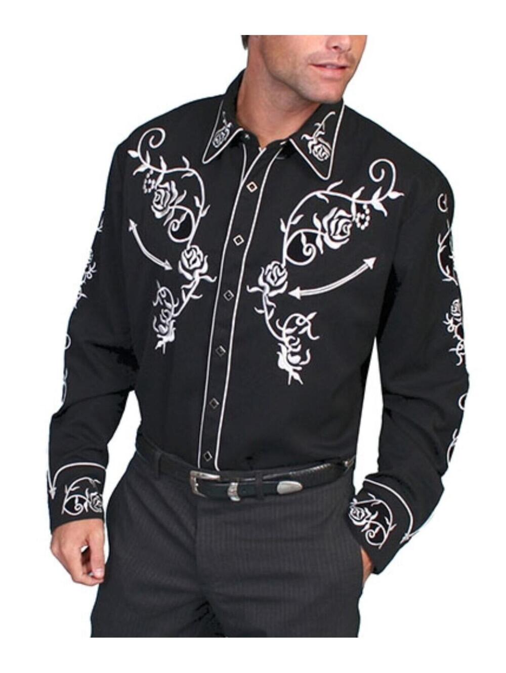 Scully Men's Ponderosa-Black Sz L